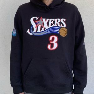 Custom Iverson Sixers Hoodie